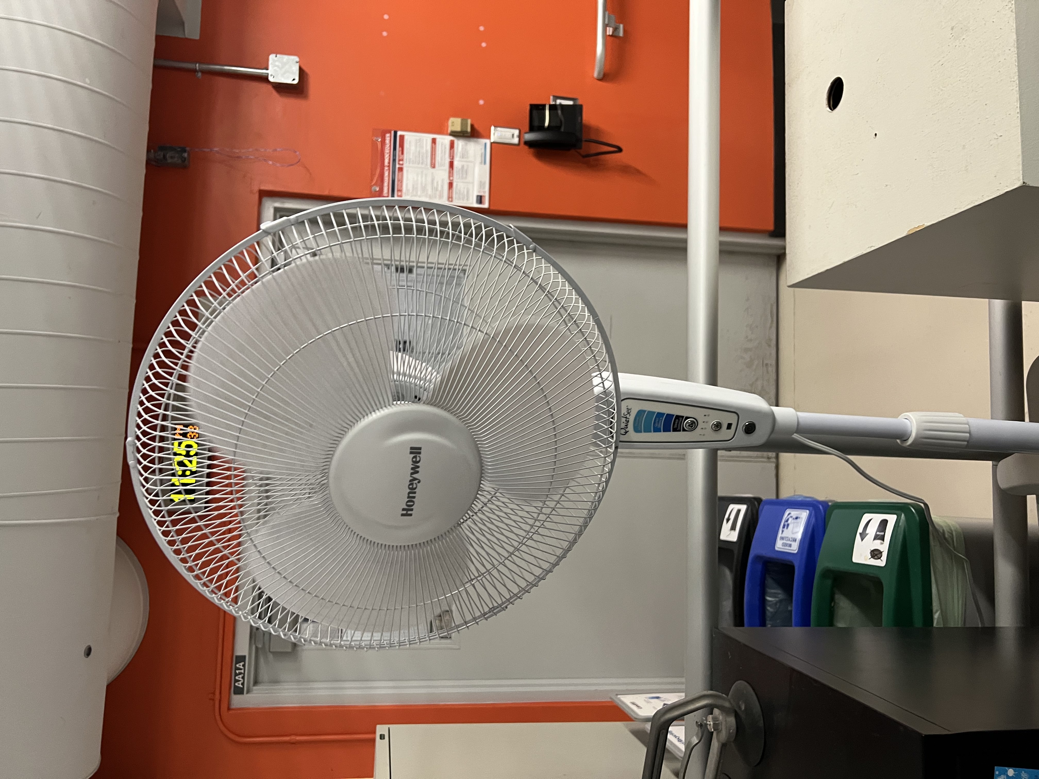 Sound of a fan when running